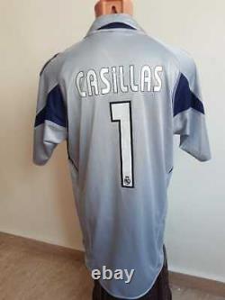 REAL MADRID 2004-2005 CASILLAS ORIGINAL JERSEY Size S