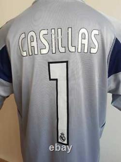 REAL MADRID 2004-2005 CASILLAS ORIGINAL JERSEY Size S