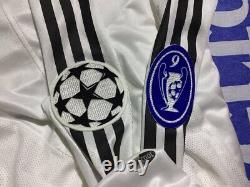 REAL MADRID 2004 2005 HOME FOOTBALL SHIRT SOCCER JERSEY LONG SLEEVE ADIDAS Sz2XL