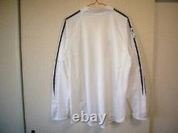 REAL MADRID 2004/2005 M L/S Jersey Centenary WHITE Camiseta HOME Kit