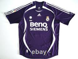 REAL MADRID 2006/07 Third REYES Player Football Shirt L Adidas Soccer Jersey