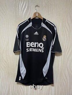 REAL MADRID 2006 2007 AWAY SHIRT JERSEY ADIDAS 060819 sz L MEN #23 BECKHAM