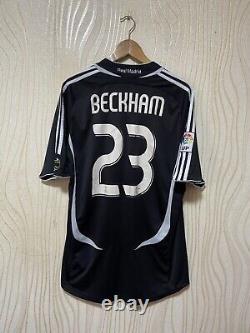 REAL MADRID 2006 2007 AWAY SHIRT JERSEY ADIDAS 060819 sz L MEN #23 BECKHAM
