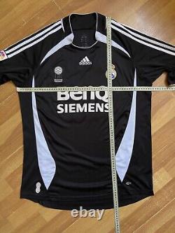 REAL MADRID 2006 2007 AWAY SHIRT JERSEY ADIDAS 060819 sz L MEN #23 BECKHAM