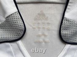 REAL MADRID 2006 2007 HOME SHIRT JERSEY LONG SLEEVE ADIDAS 060866 sz M MEN WHITE