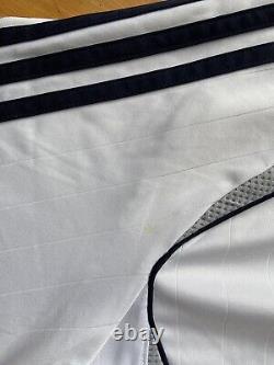 REAL MADRID 2006 2007 HOME SHIRT JERSEY LONG SLEEVE ADIDAS 060866 sz M MEN WHITE