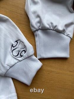 REAL MADRID 2006 2007 HOME SHIRT JERSEY LONG SLEEVE ADIDAS 060866 sz M MEN WHITE