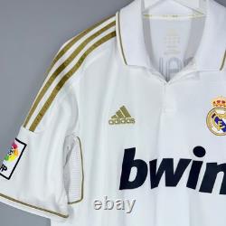REAL MADRID 2011 2012 HOME FOOTBALL SHIRT SOCCER JERSEY ADIDAS v13659 #7 RONALDO
