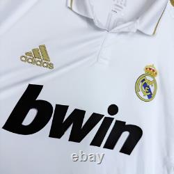 REAL MADRID 2011 2012 HOME FOOTBALL SHIRT SOCCER JERSEY ADIDAS v13659 #7 RONALDO