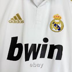 REAL MADRID 2011 2012 HOME FOOTBALL SHIRT SOCCER JERSEY ADIDAS v13659 #7 RONALDO