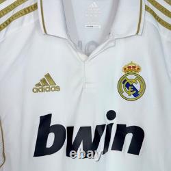 REAL MADRID 2011 2012 HOME FOOTBALL SHIRT SOCCER JERSEY ADIDAS v13659 #7 RONALDO