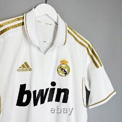 REAL MADRID 2011 2012 HOME FOOTBALL SHIRT SOCCER JERSEY ADIDAS v13659 #7 RONALDO
