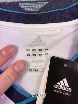 REAL MADRID 2012/2013 HOME FOOTBALL SOCCER SHIRT JERSEY ADIDAS WHITE SIZE Small