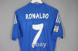 REAL MADRID 2013 2014 AWAY SHIRT JERSEY ADIDAS Z29405 sz S MEN #7 RONALDO