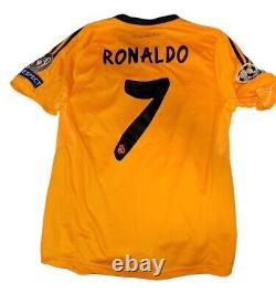 REAL MADRID 2013 2014 THIRD FOOTBALL SHIRT SOCCER JERSEY ADIDAS Vtg RONALDO 7