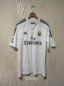 REAL MADRID 2014 2015 HOME FOOTBALL SHIRT SOCCER JERSEY ADIDAS F50637 sz L MEN