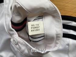 REAL MADRID 2014 2015 HOME FOOTBALL SHIRT SOCCER JERSEY ADIDAS F50637 sz L MEN