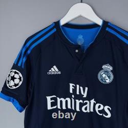 REAL MADRID 2015 2016 THIRD FOOTBAL SHIRT JERSEY ADIDAS S12676 sz M #7 RONALDO