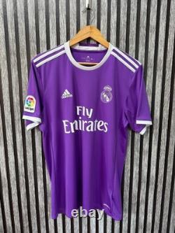 REAL MADRID 2016/2017 AWAY FOOTBALL authentic JERSEY #7 RONALDO SIZE M