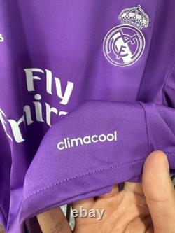 REAL MADRID 2016/2017 AWAY FOOTBALL authentic JERSEY #7 RONALDO SIZE M