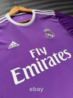 REAL MADRID 2016/2017 AWAY FOOTBALL authentic JERSEY #7 RONALDO SIZE M