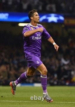 REAL MADRID 2016/2017 AWAY FOOTBALL authentic JERSEY #7 RONALDO SIZE M