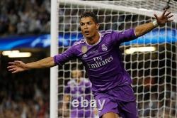 REAL MADRID 2016/2017 AWAY FOOTBALL authentic JERSEY #7 RONALDO SIZE M