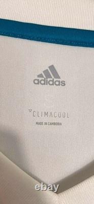 REAL MADRID 2017/2018 HOME UCL FOOTBALL authentic JERSEY #7 RONALDO SIZE S