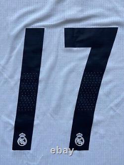 REAL MADRID 2018 2019 HOME FOOTBALL SHIRT JERSEY L/S PLAYER ISSUE ADIDAS #17 sz6