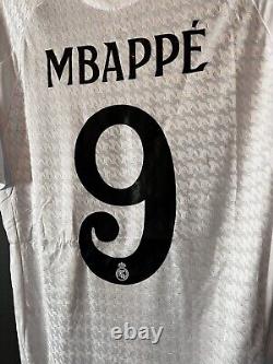 REAL MADRID 2024/2025 Soccer Home Jersey #9 Mbappe