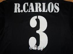 REAL MADRID #3 R. CARLOS Centenary 2001 2002 MAILLOT shirt JERSEY AWAY camiseta