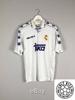 REAL MADRID 94/96 Home Football Shirt (M) Soccer Jersey Kelme