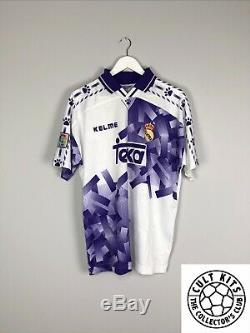 REAL MADRID 96/97 Third Football Shirt (L) Soccer Jersey Kelme