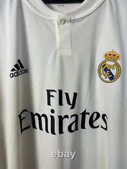 REAL MADRID AUTHENTIC JERSEY HOME FOOTBALL SHIRT 2018 2019 ADIDAS MENS sz 2XL