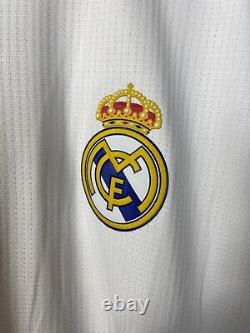 REAL MADRID AUTHENTIC JERSEY HOME FOOTBALL SHIRT 2018 2019 ADIDAS MENS sz 2XL