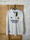 REAL MADRID AUTHENTIC LONG SLEEVE HOME FOOTBALL SHIRT 2020 2021 ADIDAS MEN sz L
