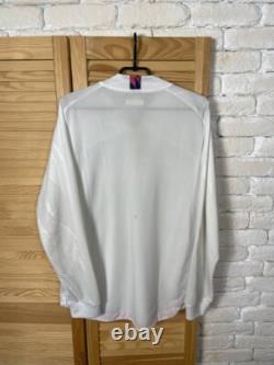 REAL MADRID AUTHENTIC LONG SLEEVE HOME FOOTBALL SHIRT 2020 2021 ADIDAS MEN sz L