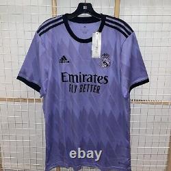 REAL MADRID Away Kit 2022-23 Benzema 9 USA Tour Number Set Size Large with Box
