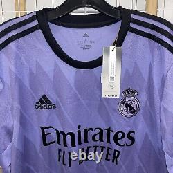 REAL MADRID Away Kit 2022-23 Benzema 9 USA Tour Number Set Size Large with Box