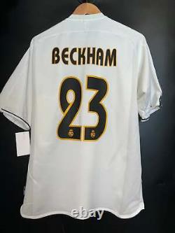 REAL MADRID BECKHAM 2003-2004 ORIGINAL JERSEY Size L