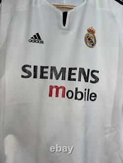 REAL MADRID BECKHAM 2003-2004 ORIGINAL JERSEY Size L