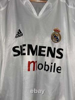 REAL MADRID BECKHAM 2004-2005 ORIGINAL JERSEY Size XL