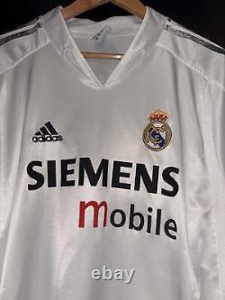 REAL MADRID BECKHAM 2004-2005 ORIGINAL JERSEY Size XL