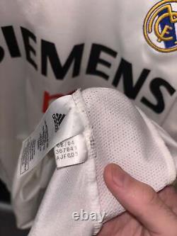 REAL MADRID BECKHAM 2004-2005 ORIGINAL JERSEY Size XL