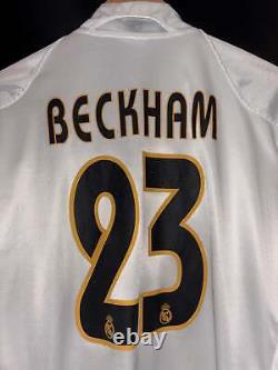 REAL MADRID BECKHAM 2004-2005 ORIGINAL JERSEY Size XL