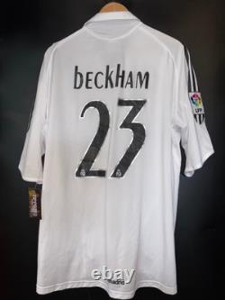 REAL MADRID BECKHAM 2005-2006 ORIGINAL JERSEY Size XL