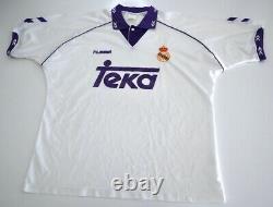 REAL MADRID CF 1993/94 Hummel Home Football Shirt XL Mens Vintage Soccer Jersey