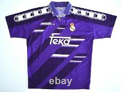 REAL MADRID CF 1994/96 Kelme Away Football Shirt L Mens Vintage Soccer Jersey