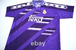 REAL MADRID CF 1994/96 Kelme Away Football Shirt L Mens Vintage Soccer Jersey