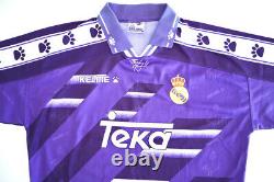 REAL MADRID CF 1994/96 Kelme Away Football Shirt L Mens Vintage Soccer Jersey